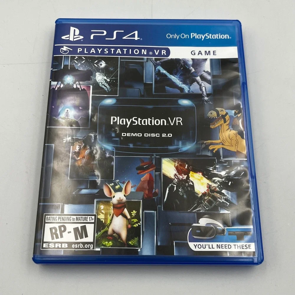 PlayStation VR Demo Disc 2.0 PlayStation 4 Game‎ Blu Ray Case And Disc Only PS4